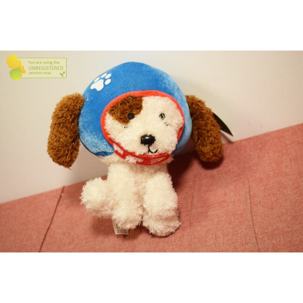 FAO Schwarz 7” Huddle Buds Dog Plush